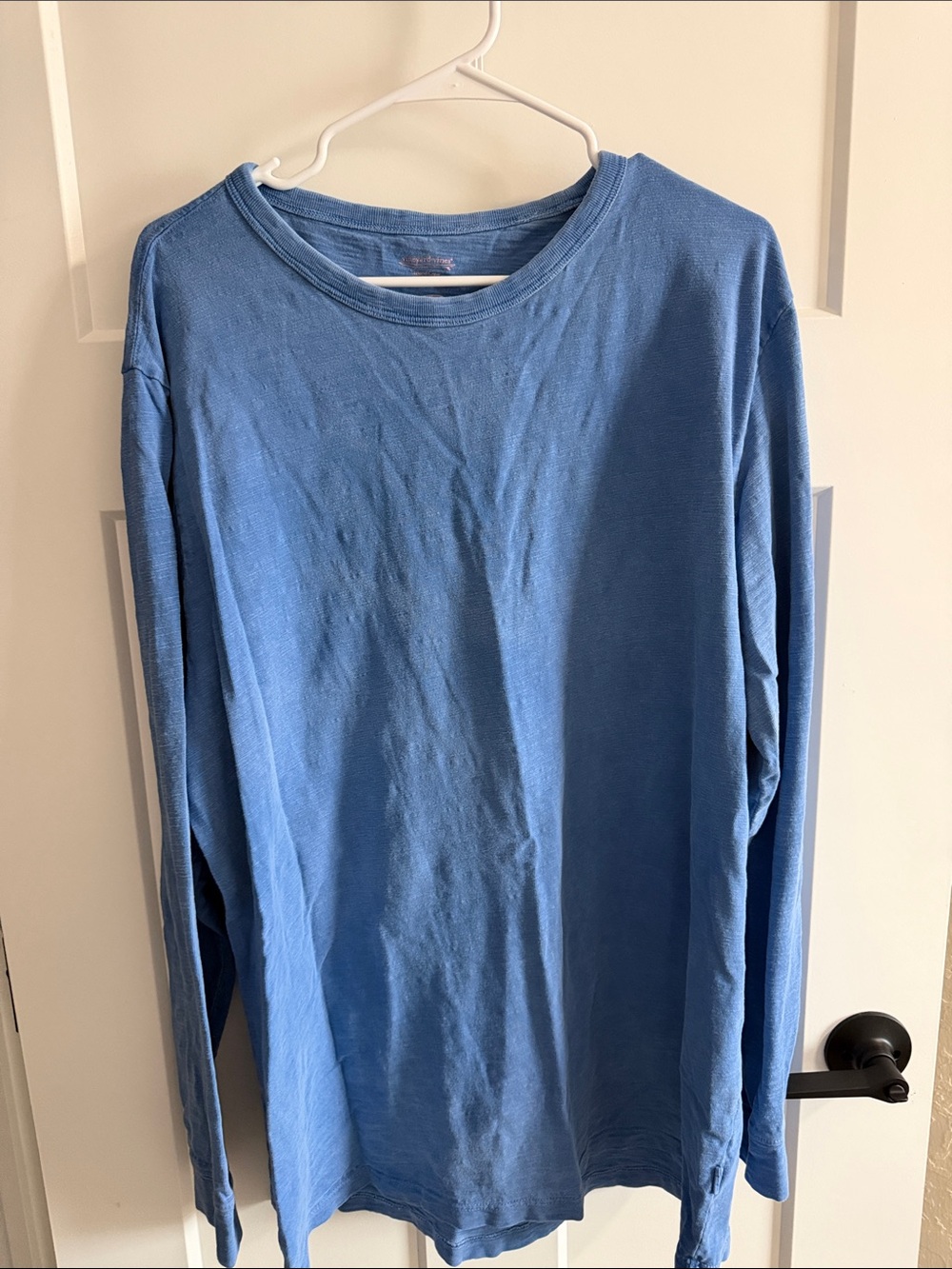 Vineyard Vines Light Blue Long Sleeve Crewneck Top
